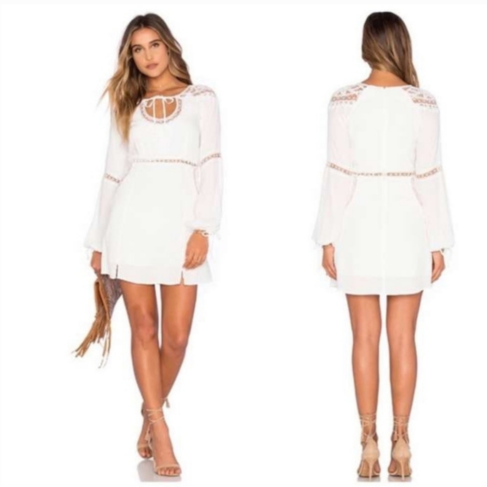 FL&L white dress size Small
